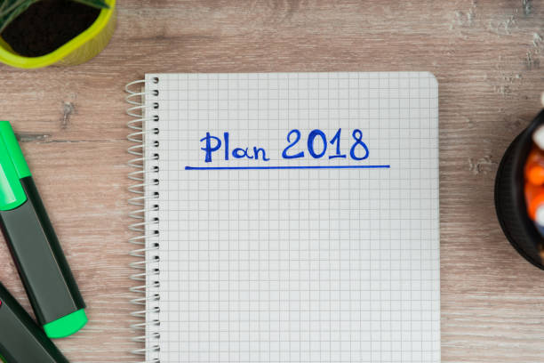 istock Mock up, on wooden markers background, and background for insertion, plans 2018 915700408