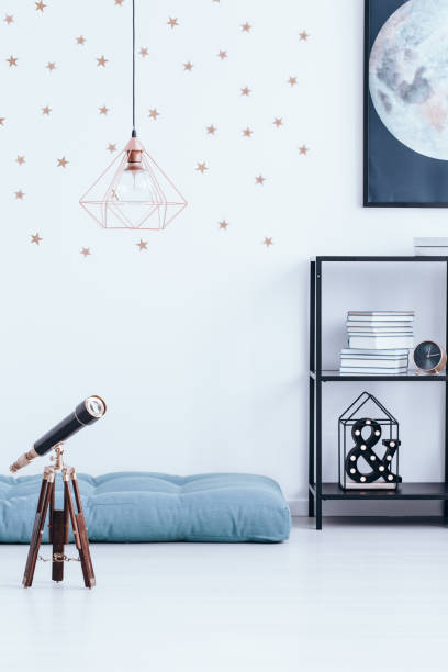 istock Room with stars wall stickers 915701570