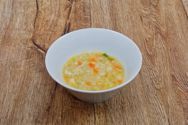istock Potato soup with vegetables 915709172