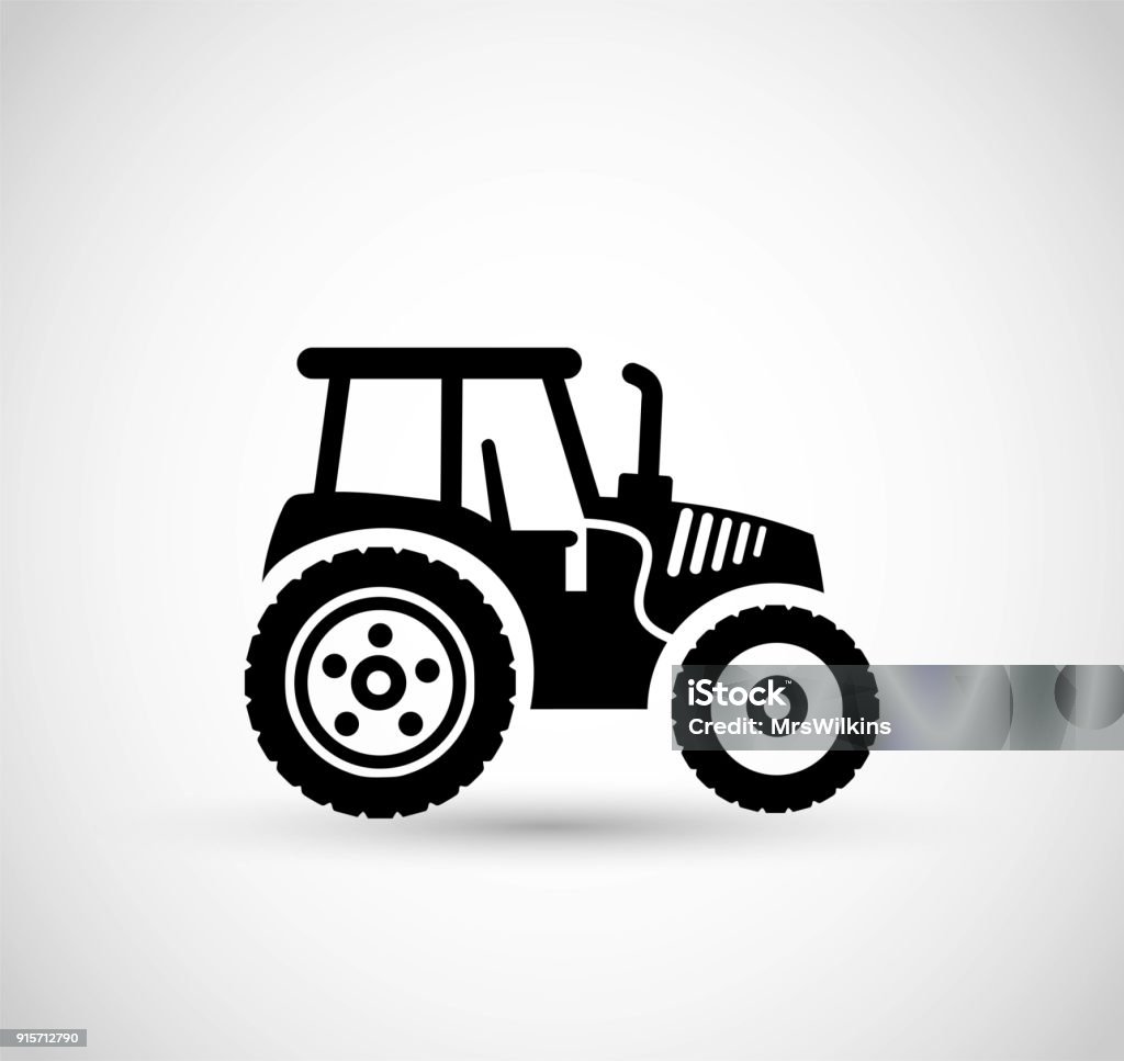 Tractor icon vector Tractor icon vector illustration Tractor stock vector
