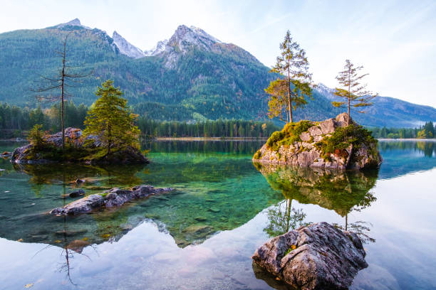 istock Wonderful autumn of Hintersee lake Germany 915718324