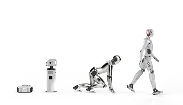 evolution de robot ou d’évolution de la technologie - développement photos et images de collection