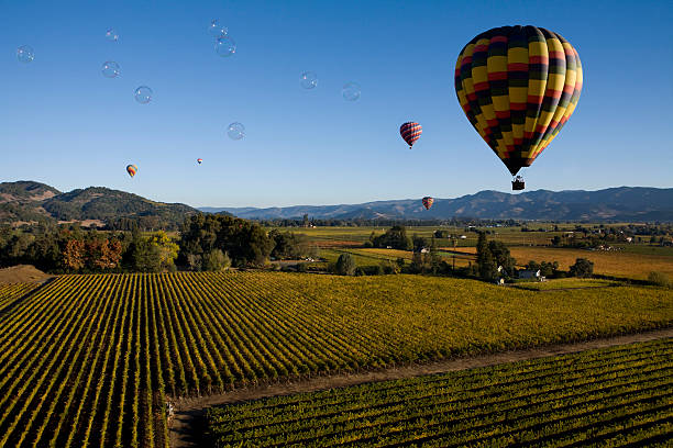 Bubbles over Napa  napa california stock pictures, royalty-free photos & images