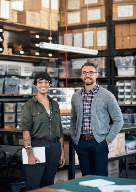istock Merging their expertise in the manufacturing business 915728938