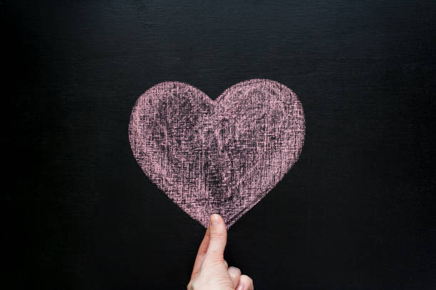 istock heart drawn in chalk on a black chalkboard 915736234