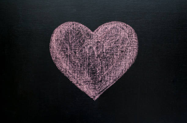 istock heart drawn in chalk on a black chalkboard 915736244