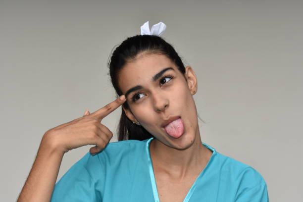 enfermera mujer goofy - naughty nurse fotografías e imágenes de stock