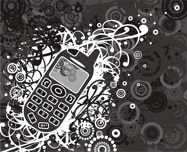 ilustrações de stock, clip art, desenhos animados e ícones de telemóvel telefone - religious icon telephone symbol mobile phone