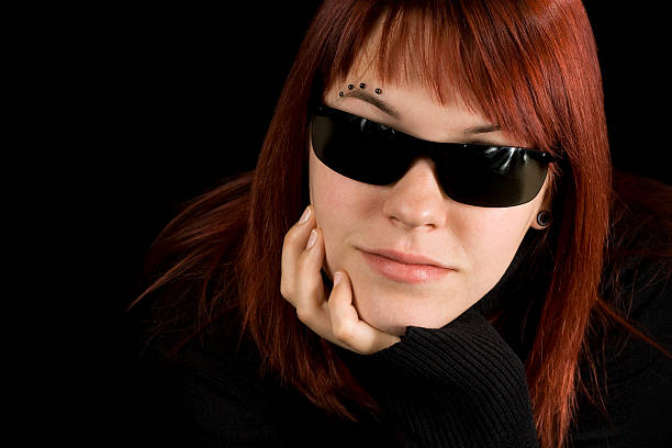 istock Successful girl wearing sunglasses 91574223