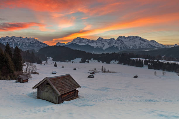 istock Sunrise at Lake Geroldsee 915752544