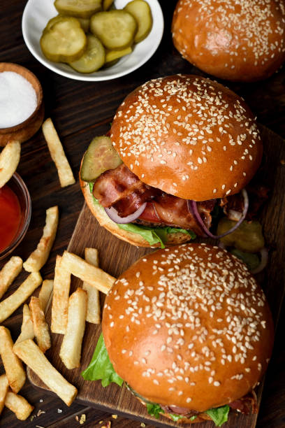 istock Burger and french fries 915760724