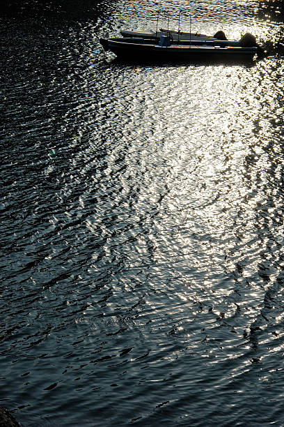 Boats on the Sea stock photo