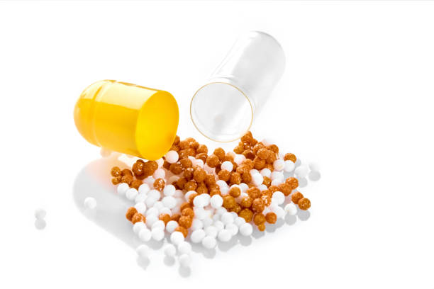 istock Capsule, pills and vitamins on a white background 915768976