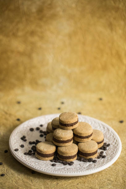 Delightful Mix Of Vanilla Cookies And Coffee