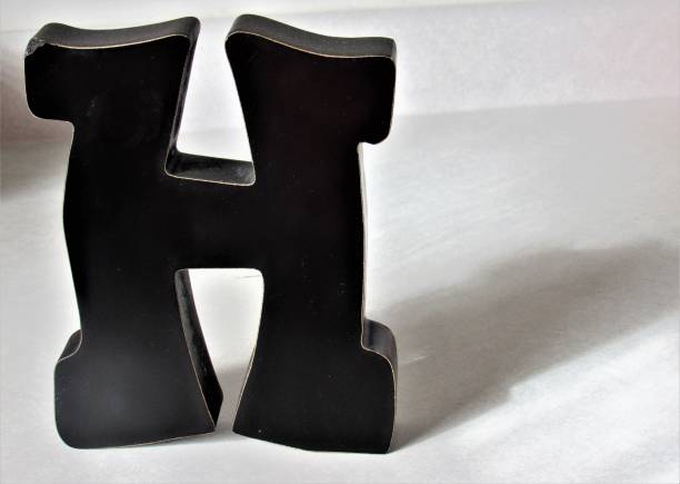 istock Wooden letter H 915786588