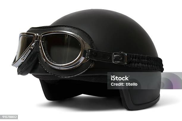 Casco Y Gafas Foto de stock y más banco de imágenes de Casco protector - Casco protector, Motocicleta, Casco - Herramientas profesionales