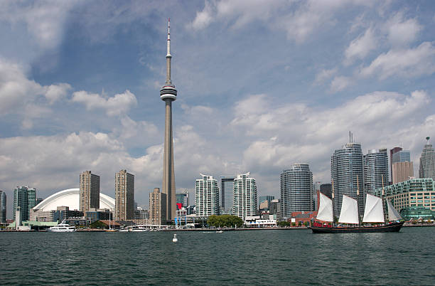 istock Toronto skyline, cruise boat 91579118