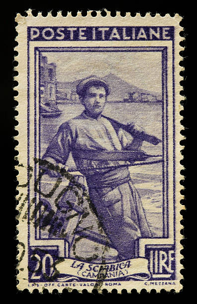 istock Old postage stamp from Italy 91579824