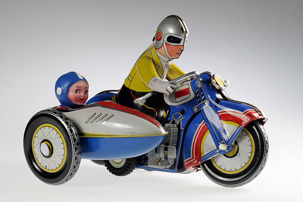 Retro tin toy  sidecar stock pictures, royalty-free photos & images