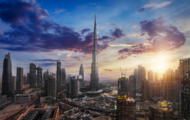 istock Sunrise over Downtown Dubai 915806434