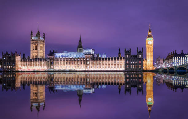 istock Big Ben and Westminster Parliament by night 915806486