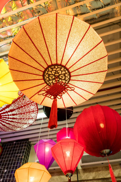 istock Red lanterns for chinese new year decoration 915806634