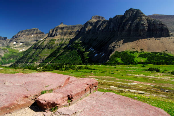 istock Red Rocks and Garden Wall 91580692