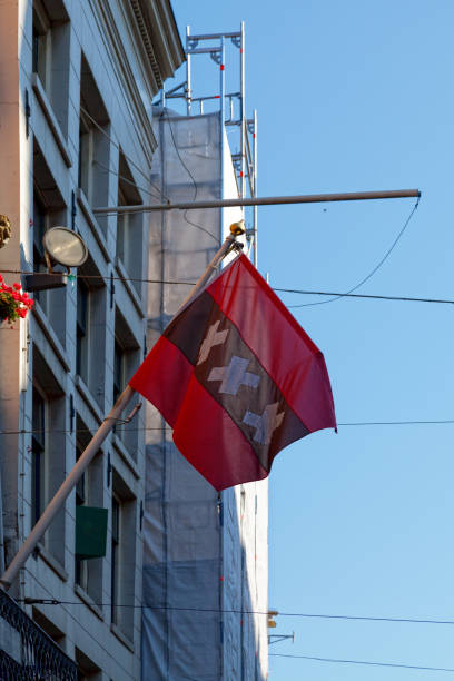 istock Flag of Amsterdam 915813458