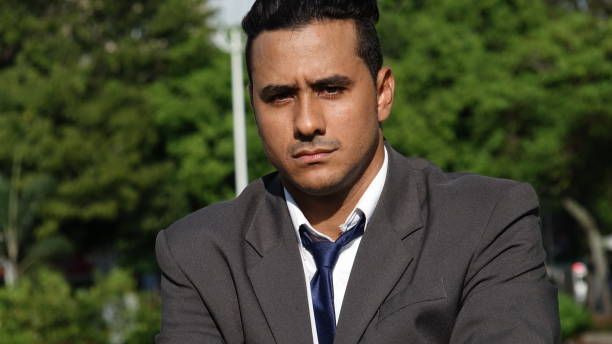 istock Serious Latino Business Man 915814106