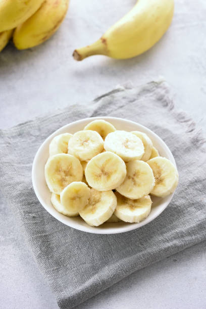 istock Banana slices in bowl 915830770