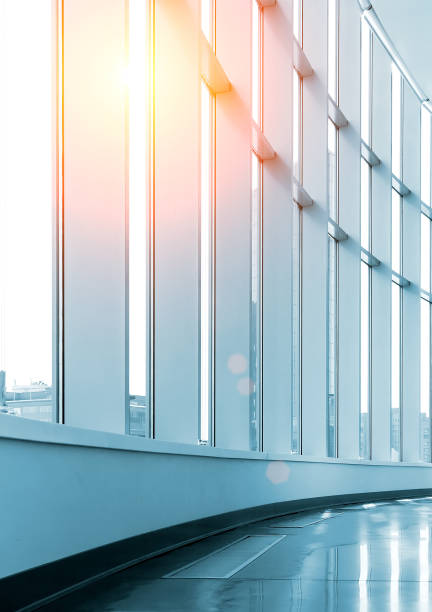 image of windows in the morden office building