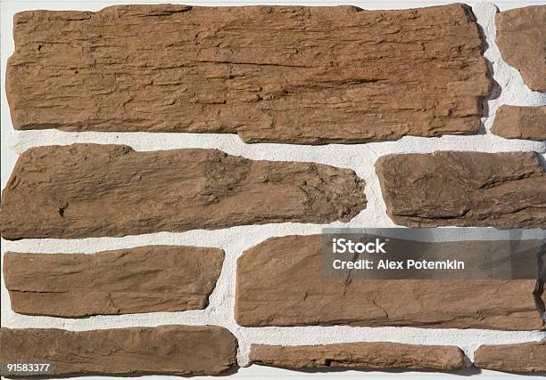 Natural Stones Wall Stock Photo - Download Image Now - Backgrounds, Brick, Bricklayer