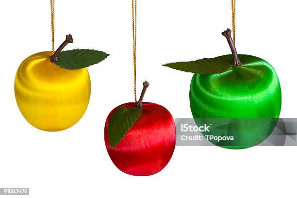 3 つのクリスマスリンゴ - クリスマスのストックフォトや画像を多数ご用意 - クリスマス, リンゴ, 緑色