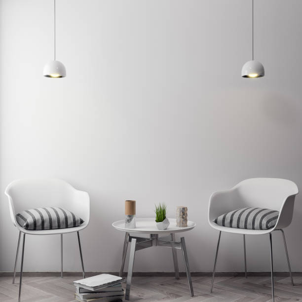 istock Mockup Poster in the interior, 3D illustration of a modern design 915835430