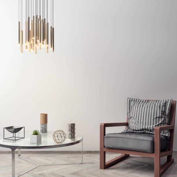 istock Mockup Poster in the interior, 3D illustration of a modern design 915837864