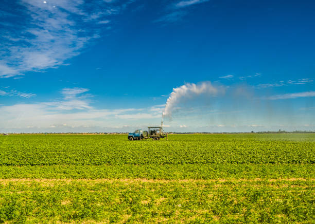 istock Agriculture watering truck 915842598