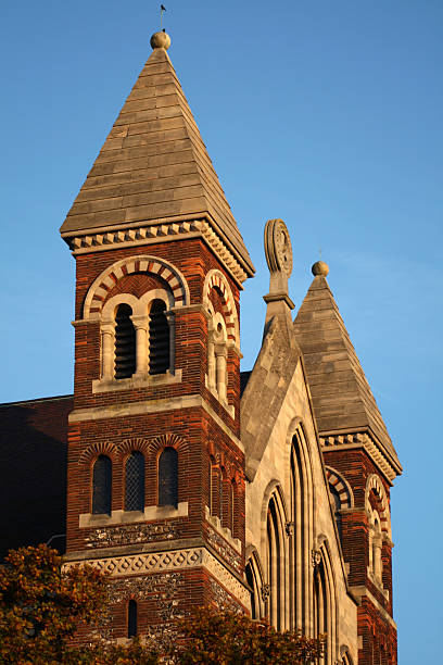 istock Two Towers Of Saint Albans Cathedral 91585596