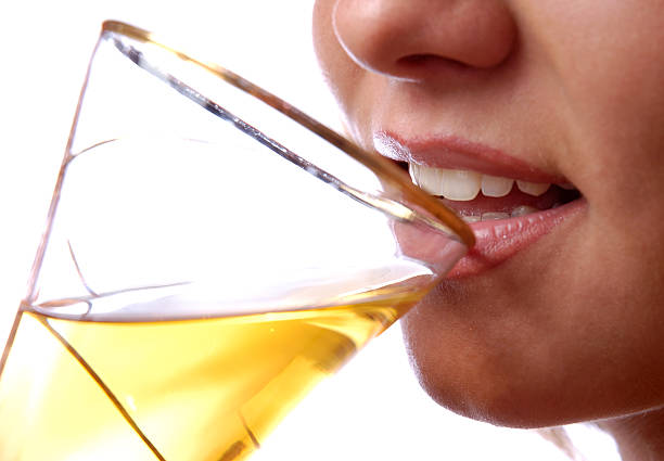 istock Glass, lips and champagne 91586317