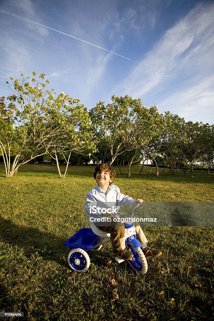 Cavalo sua bicicleta - Foto de stock de Atividade royalty-free