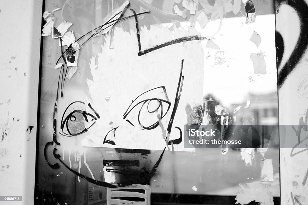 Urban scrawl - Foto de stock de Abandonado royalty-free