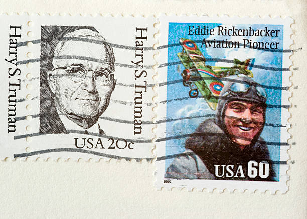 selos postais: pessoas famosas américa («eua» - president postage stamp profile usa imagens e fotografias de stock