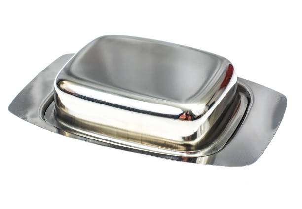 istock Metallic form for creamy butter 915878888