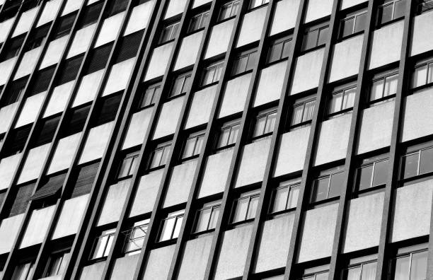 istock Modern architecture of a building for abstract background 915883196