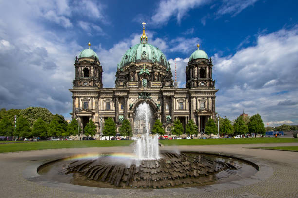 istock Cathedral in Berlin and fountain, Germany 915886046