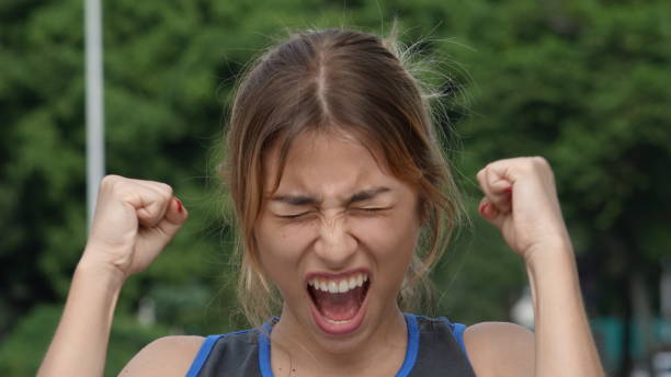 istock Angry Pretty Female 915890082
