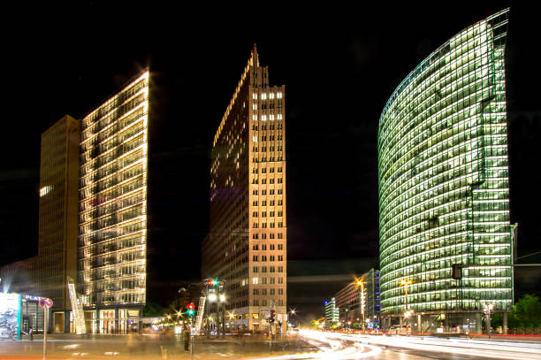 istock Potzdamer Platz in Berlin at night, Germany 915890136