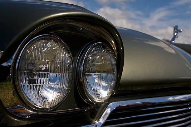 istock Classic Car Headlight and Grill 91589230