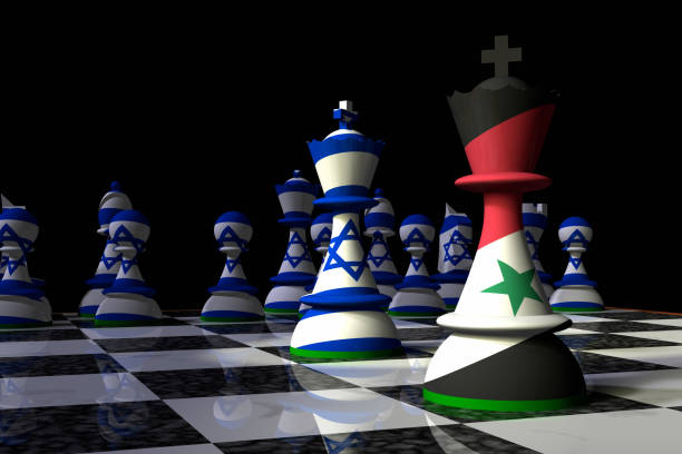 istock Israel and Palestine Chess Standoff 915899976