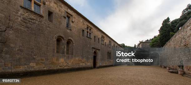 Fontfroide Abbey Stock Photo - Download Image Now - Abbey - Monastery, Architecture, France