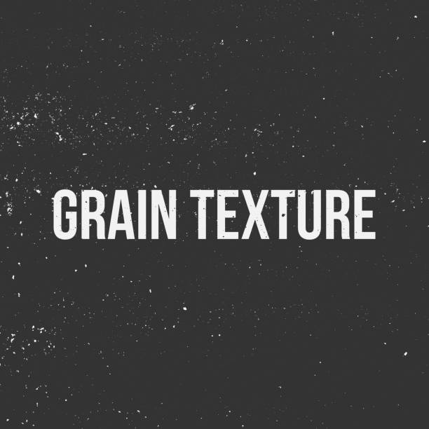 Grain Texture. Monochrome vintage Banner Grain Texture. Monochrome vintage Banner. Vector Illustration speck of dust stock illustrations